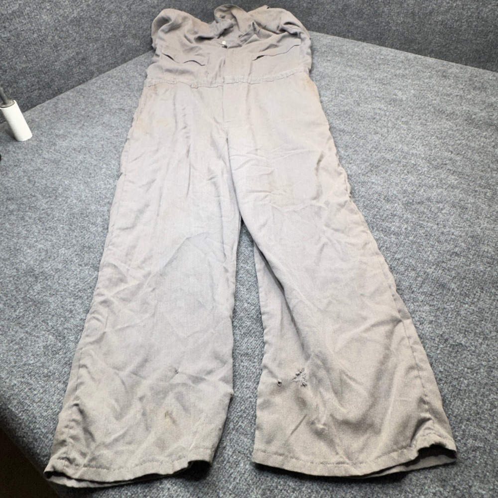 Bulwark Coveralls Mens 48-LN Gray Flame Resistant FR BMF TV Series Wardrobe